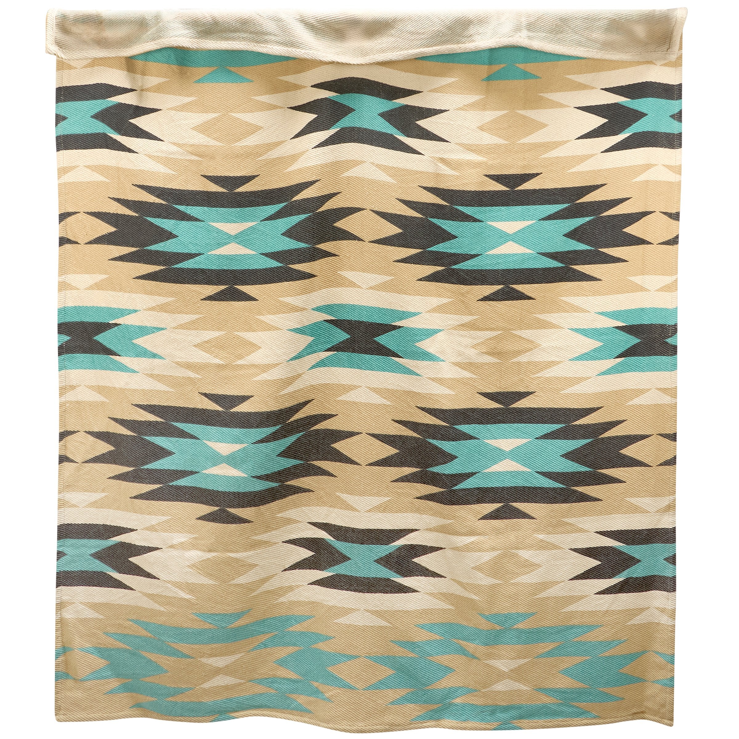 Rustic Western Aztec Pattern Cotton Blend Throw Blanket for Home Decor
