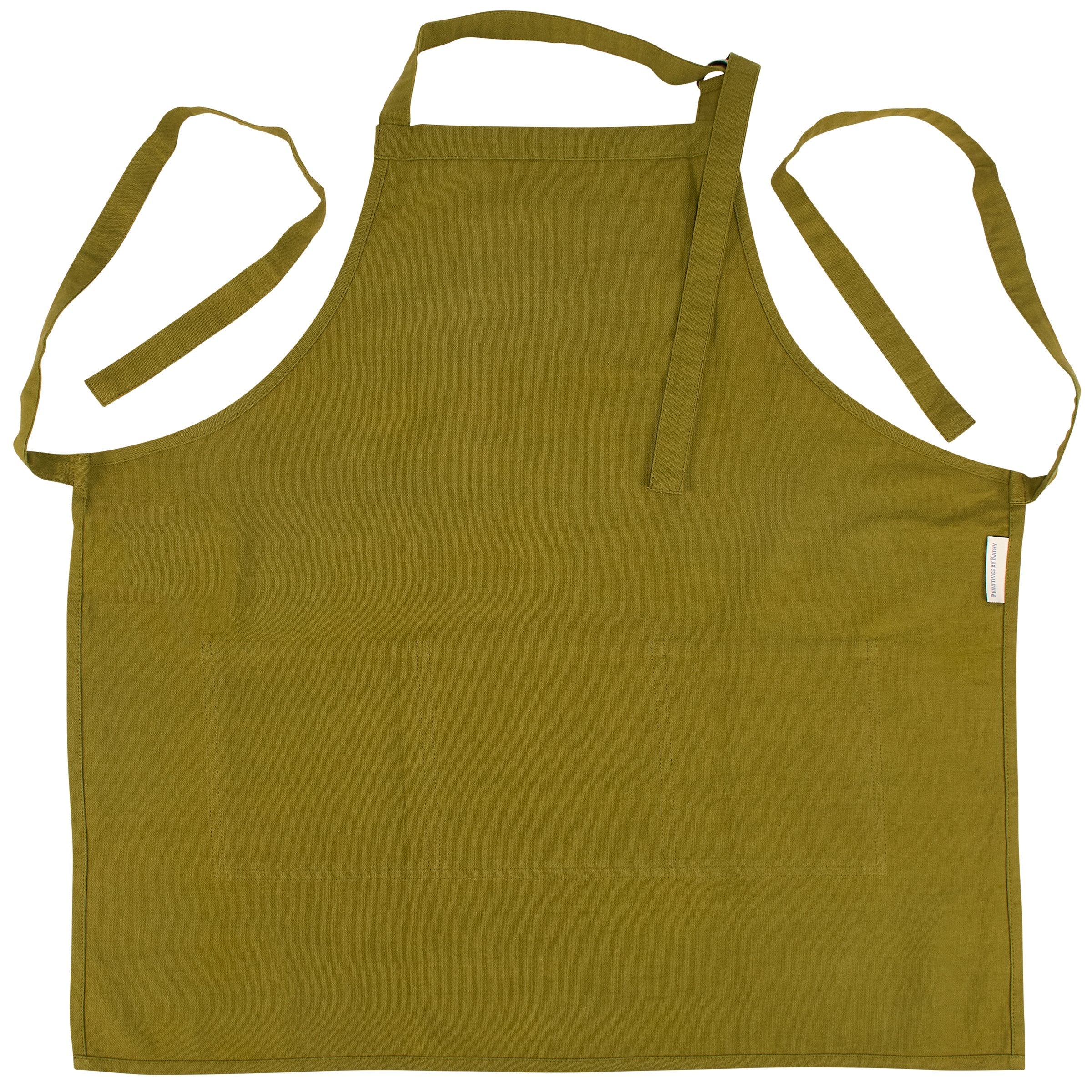 Charming Watercolor Harvest Leaves Apron with Adjustable Straps, Handy Pockets