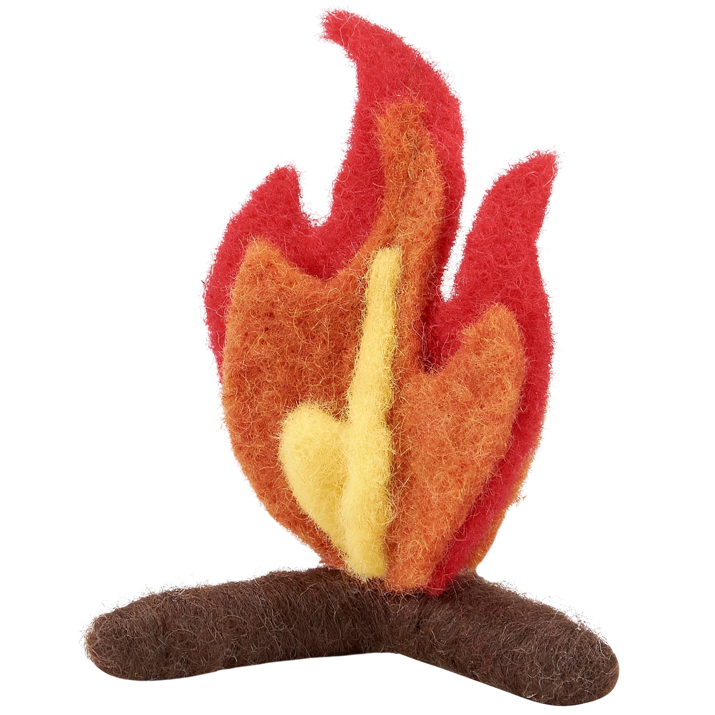 Cozy Felt Campfire Critter Decoration - Lake & Cabin Home Accent