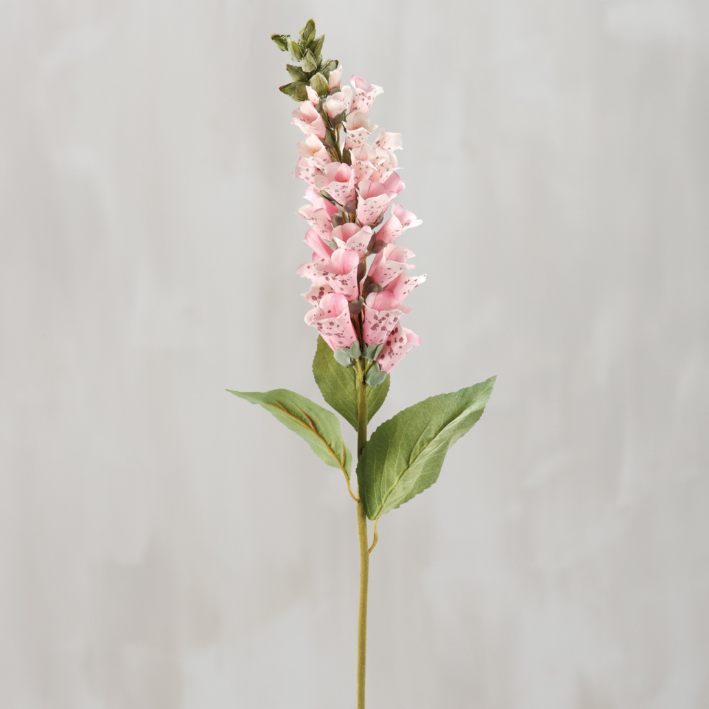 Lifelike Pink Foxglove Floral Pick, 32.25-Inch Tall Artificial Botanical Stem for Home Decor