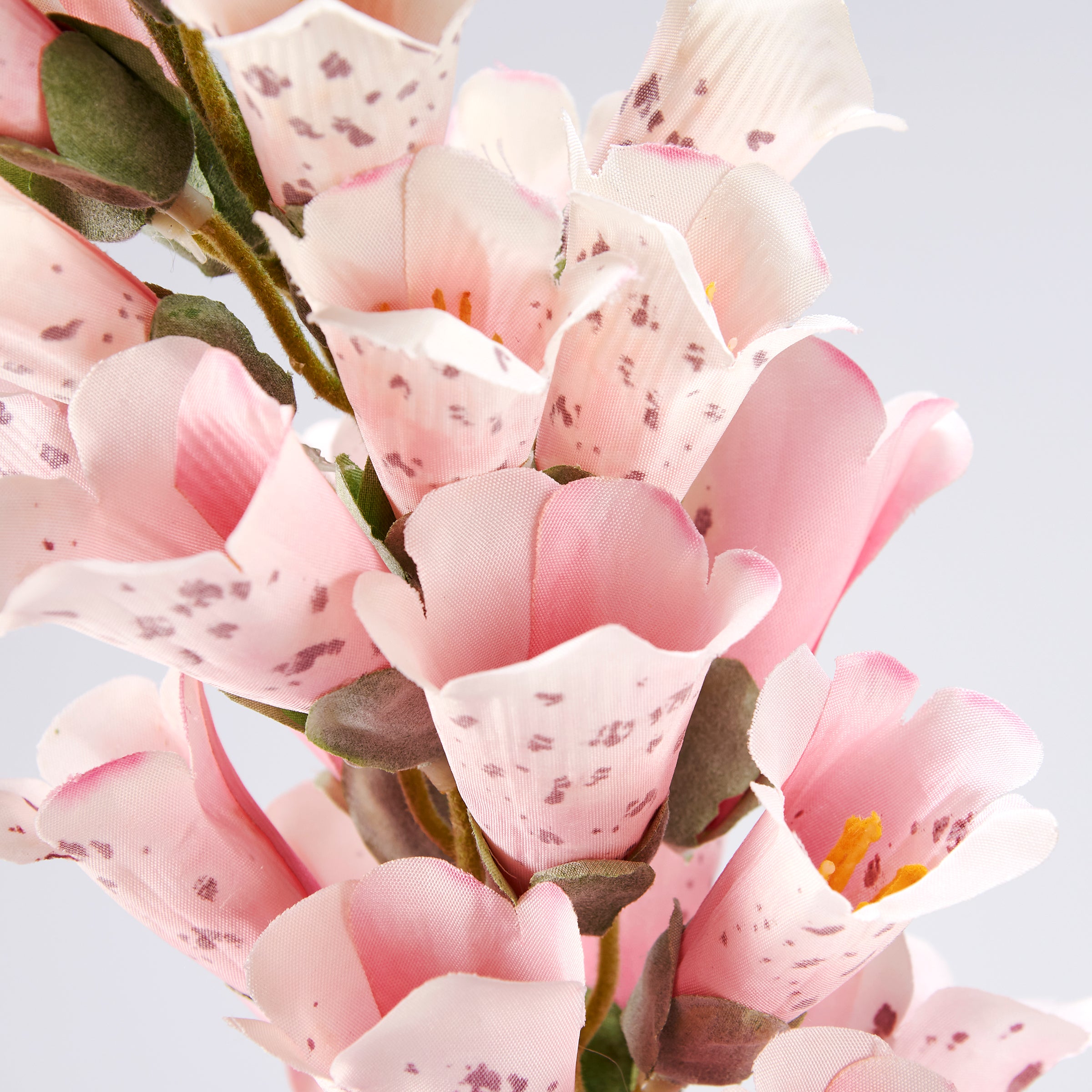 Lifelike Pink Foxglove Floral Pick, 32.25-Inch Tall Artificial Botanical Stem for Home Decor