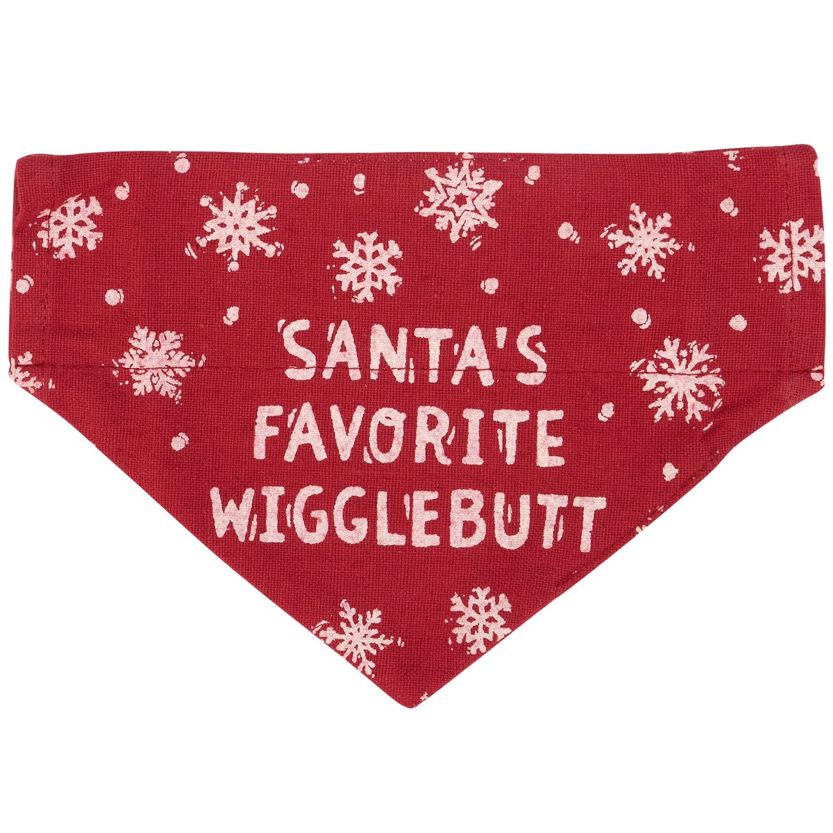 Santa's Favorite Reversible Holiday Pet Bandana for Dogs and Cats