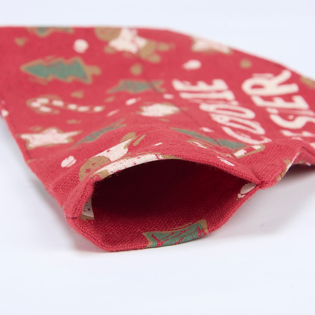 Christmas Cookie Tester Pet Bandana: Festive Reversible Cotton-Linen Collar Accessory