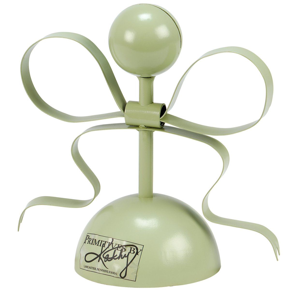 Charming Green Bow Metal Photo Holder for Sweet Baby & Kids Room Decor
