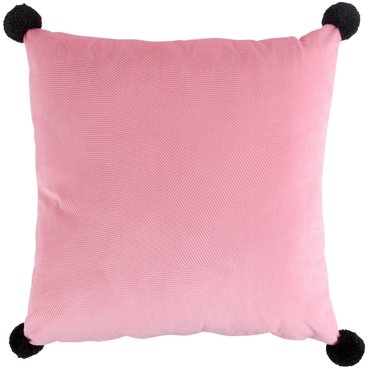 Charming One Eye Open Cat Pillow - Soft Cotton, Embroidered Details, Washable Cover