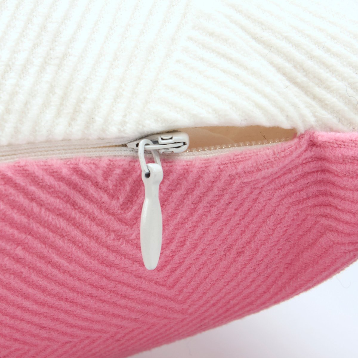 Charming One Eye Open Cat Pillow - Soft Cotton, Embroidered Details, Washable Cover