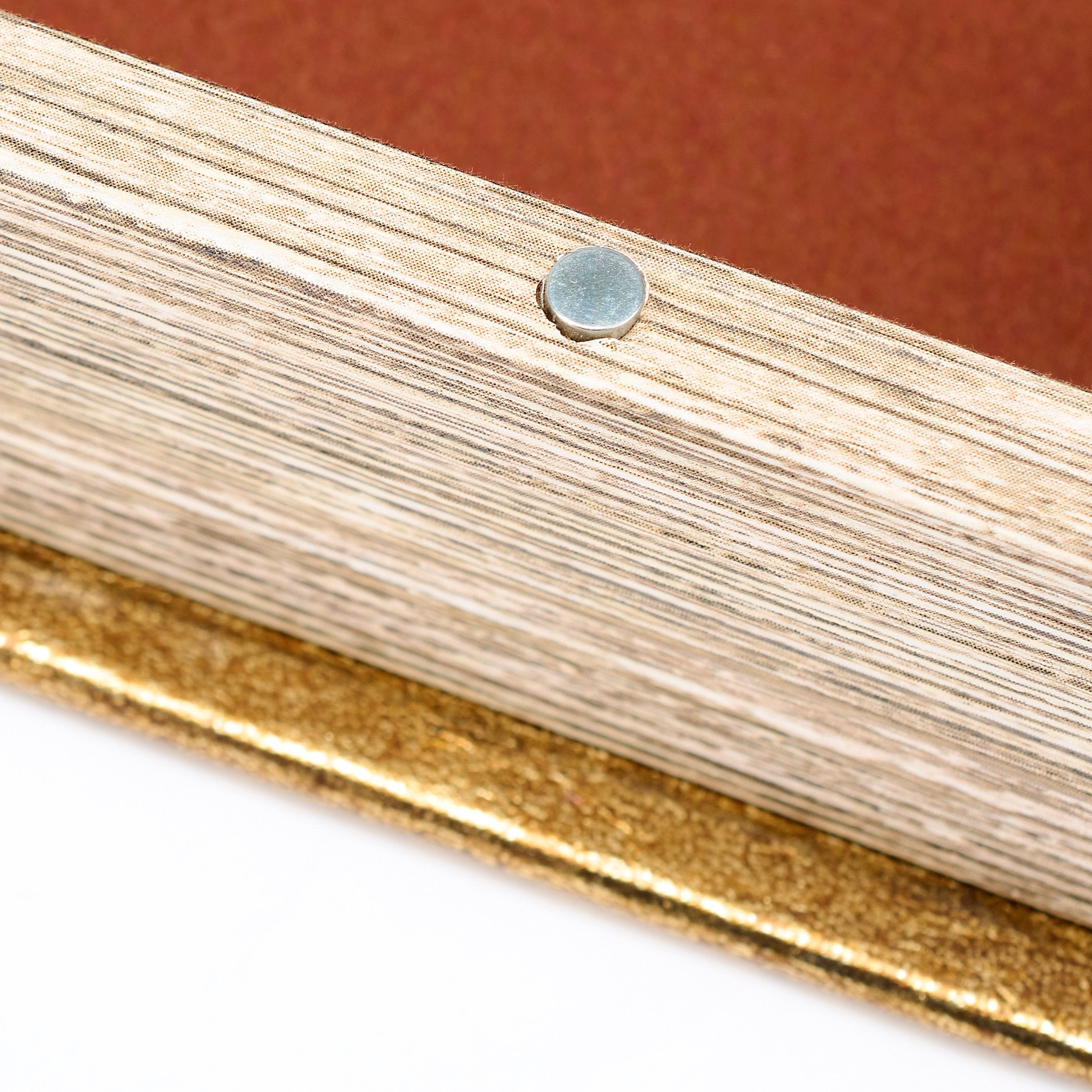 Elegant Gold Embossed Deer Faux Leather Book Box - Rustic Cabin Decor Keepsake Storage