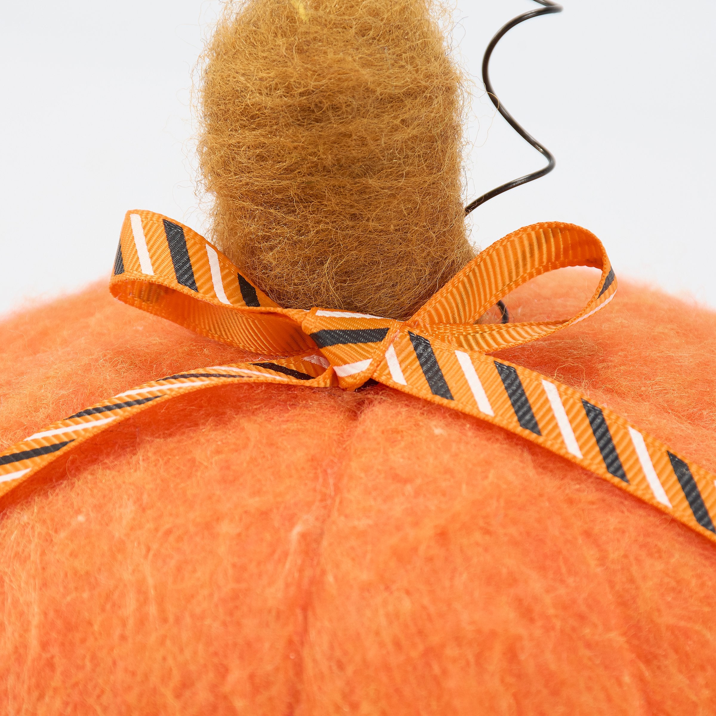 Felt Jack O'Lantern Light-Up Pumpkin Critter Halloween Decoration