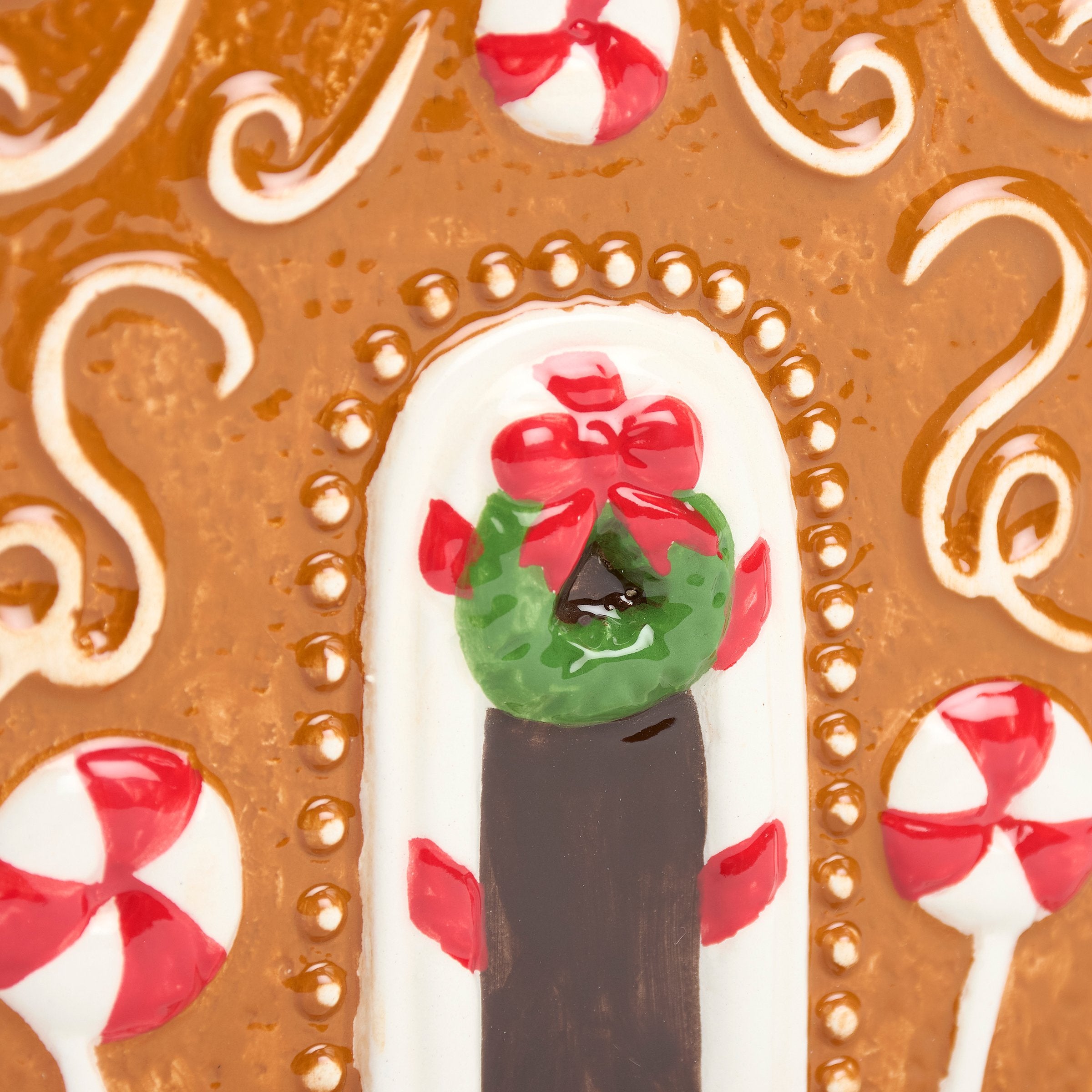 Delightful Ceramic Gingerbread House Cookie Jar for Holiday Treats