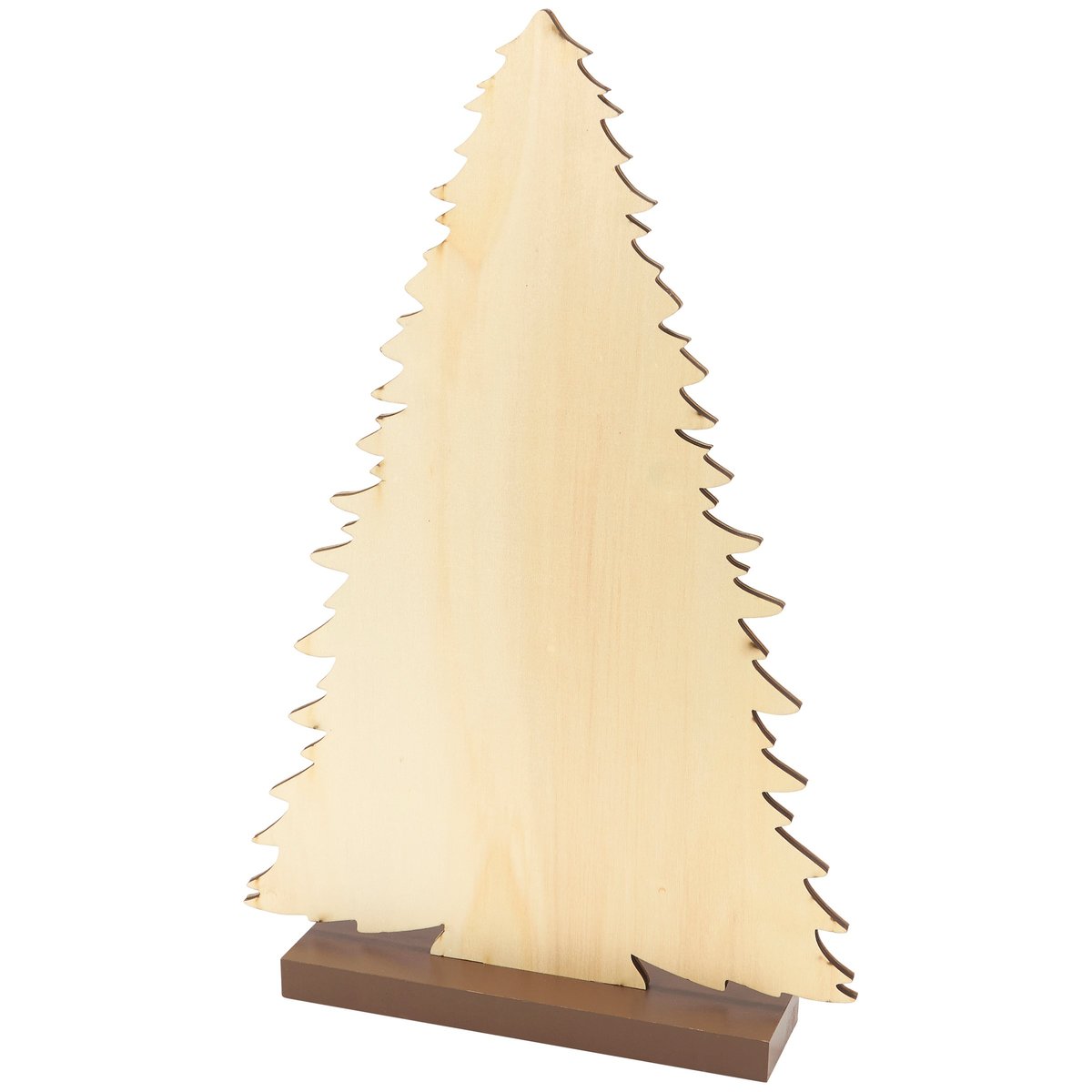 Elegant Wooden Nativity Story Tree Sitter - Freestanding Christmas Home Accent