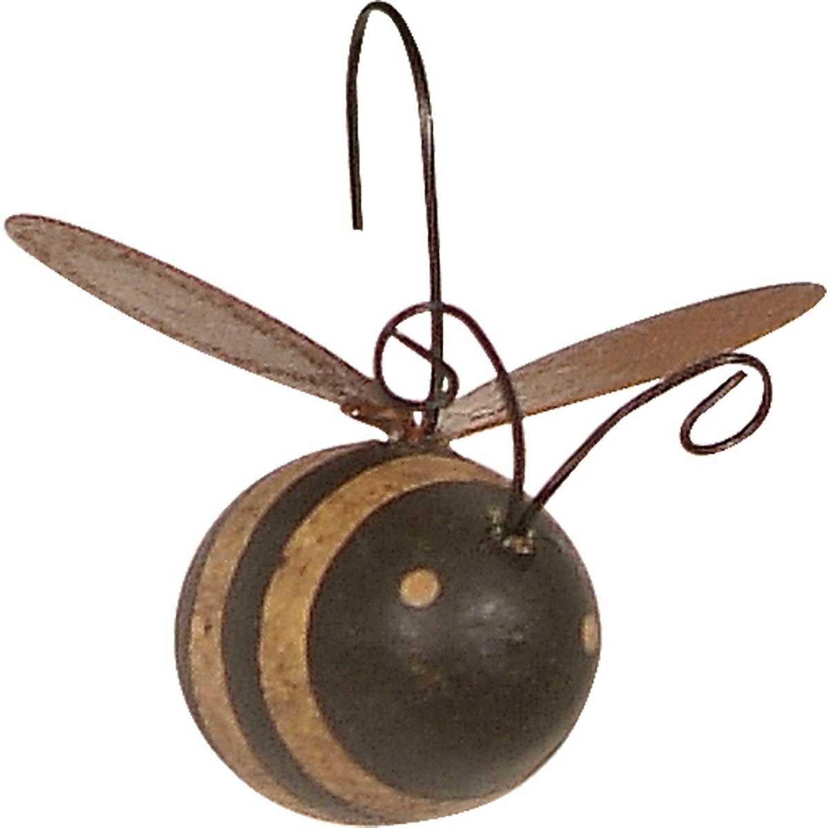 Rustic Mini Bumblebee Ornaments Set (12-Pack) for Charming Home Garden Decor
