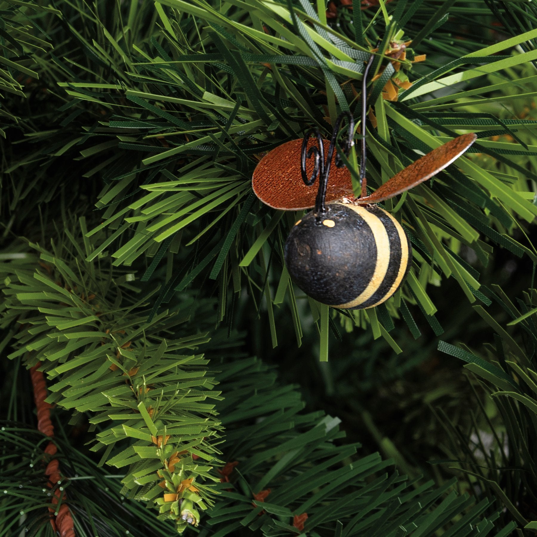 Rustic Mini Bumblebee Ornaments Set (12-Pack) for Charming Home Garden Decor