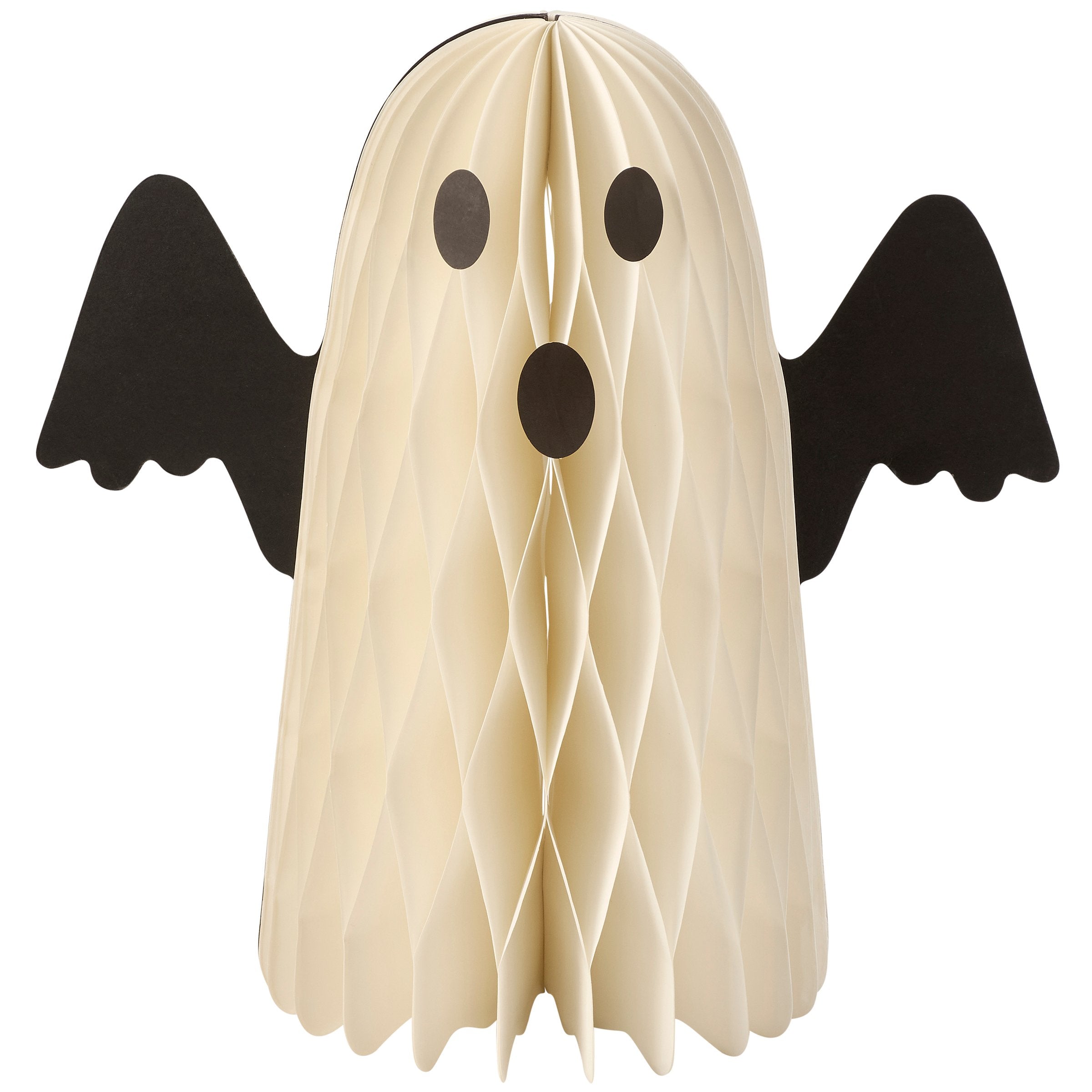 Spooky 3D Accordion Paper Ghost Decoration with Magnet for Halloween Fun
