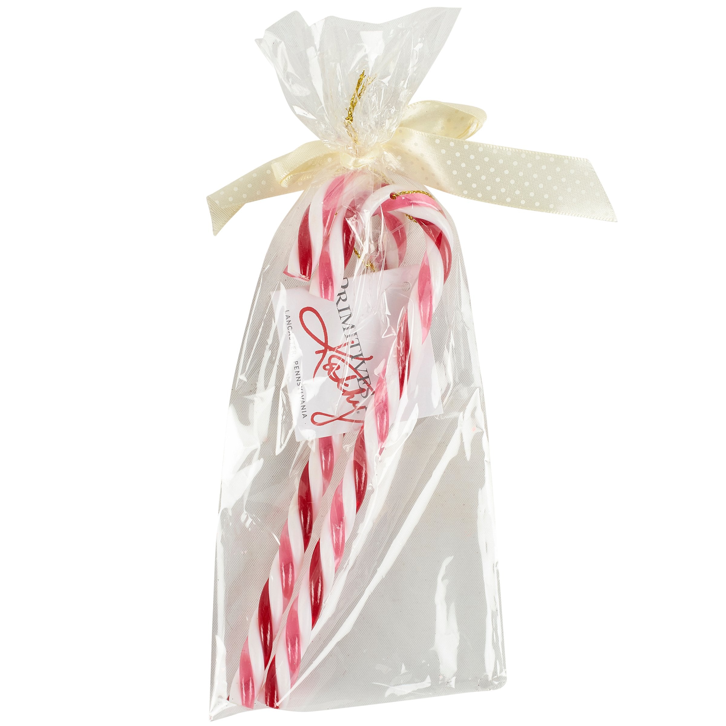 Charming Pink Candy Cane Christmas Ornaments Set - Retro Holiday Plastic Decor