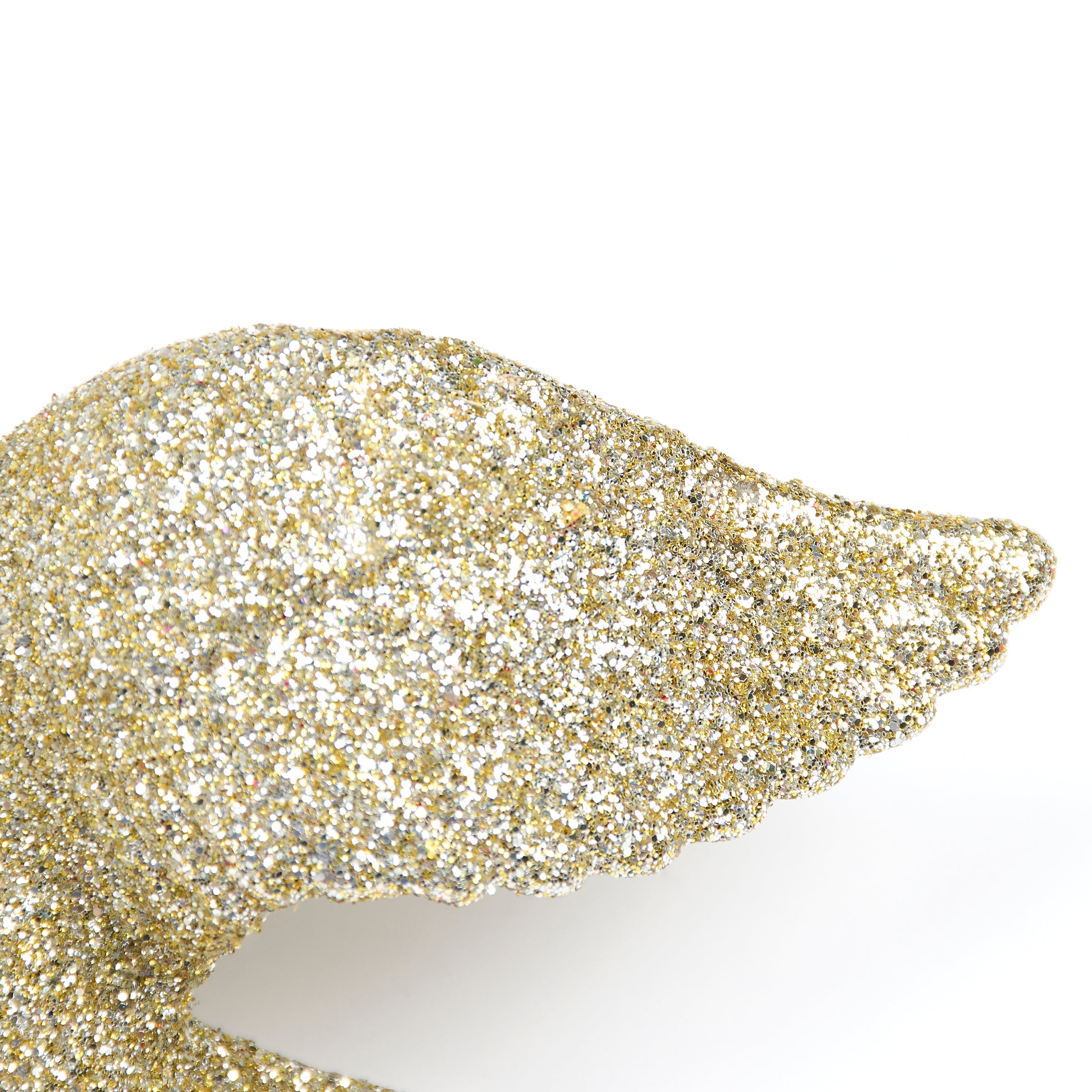Sparkling Glitter Flying Dove Christmas Ornament, Elegant Holiday Tree Decor