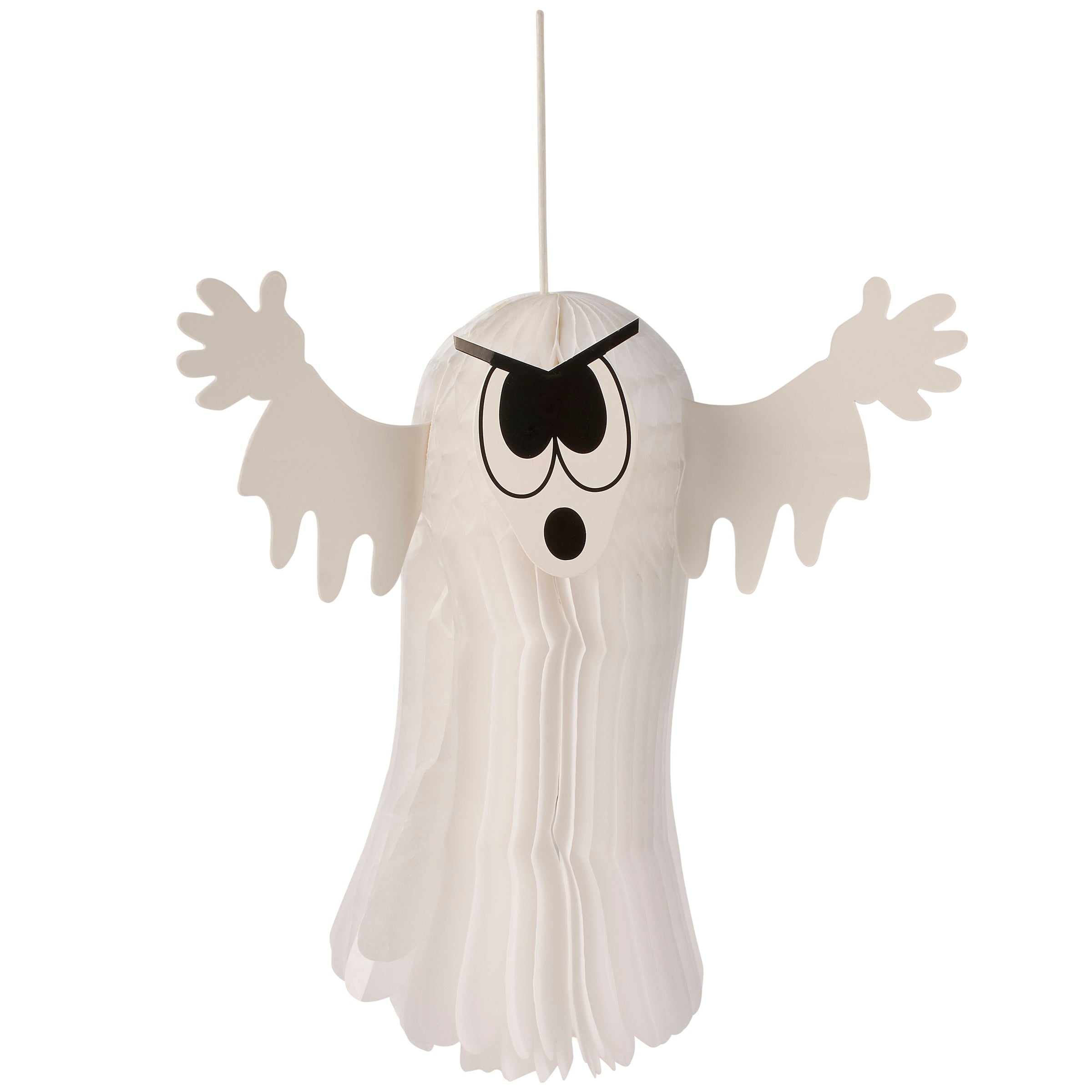 Spooky 3D Evil Ghost Accordion Paper Halloween Decoration for Fun Home Decor
