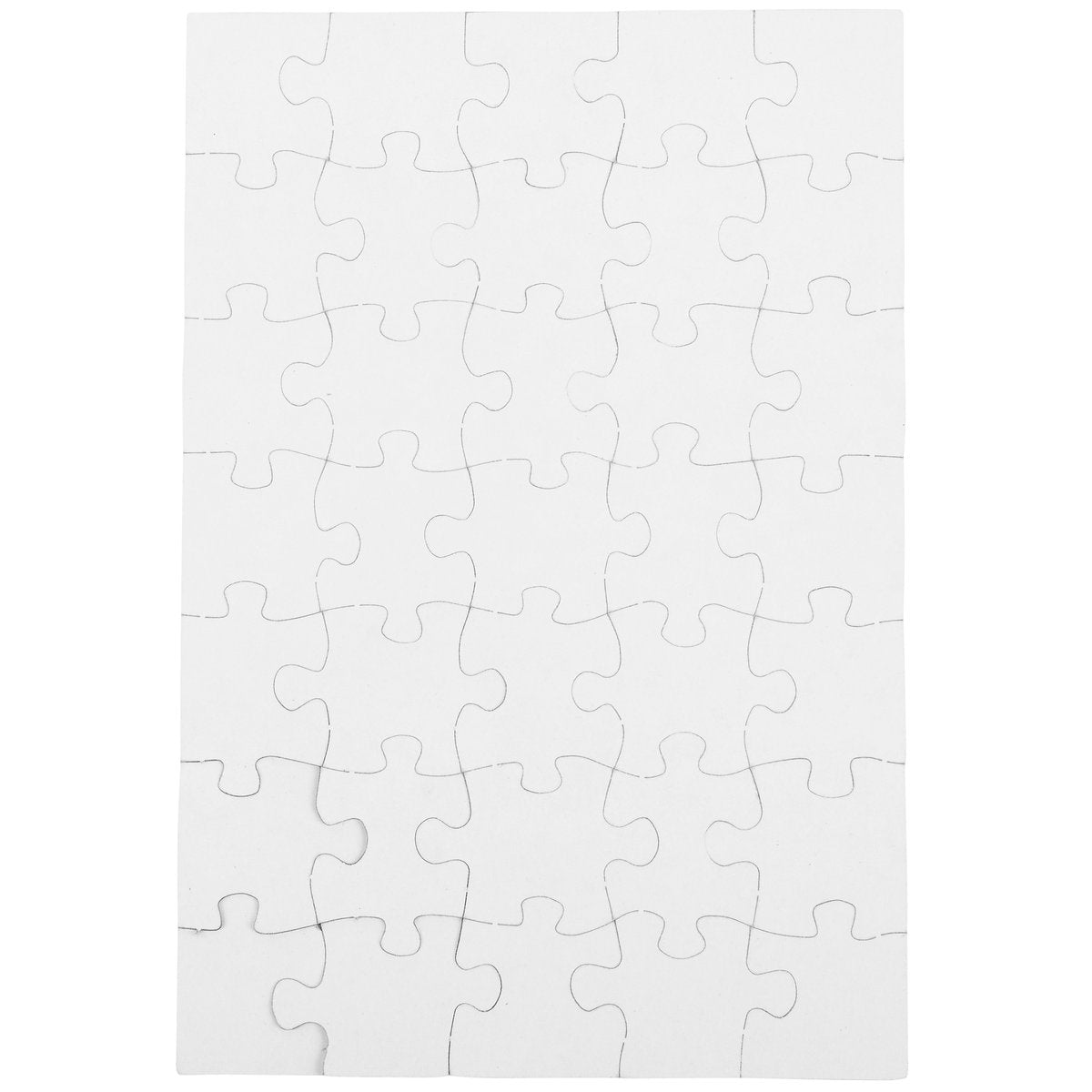 Romantic Heart Puzzle Greeting Card: Personalize, Playful 35-Piece Love Message