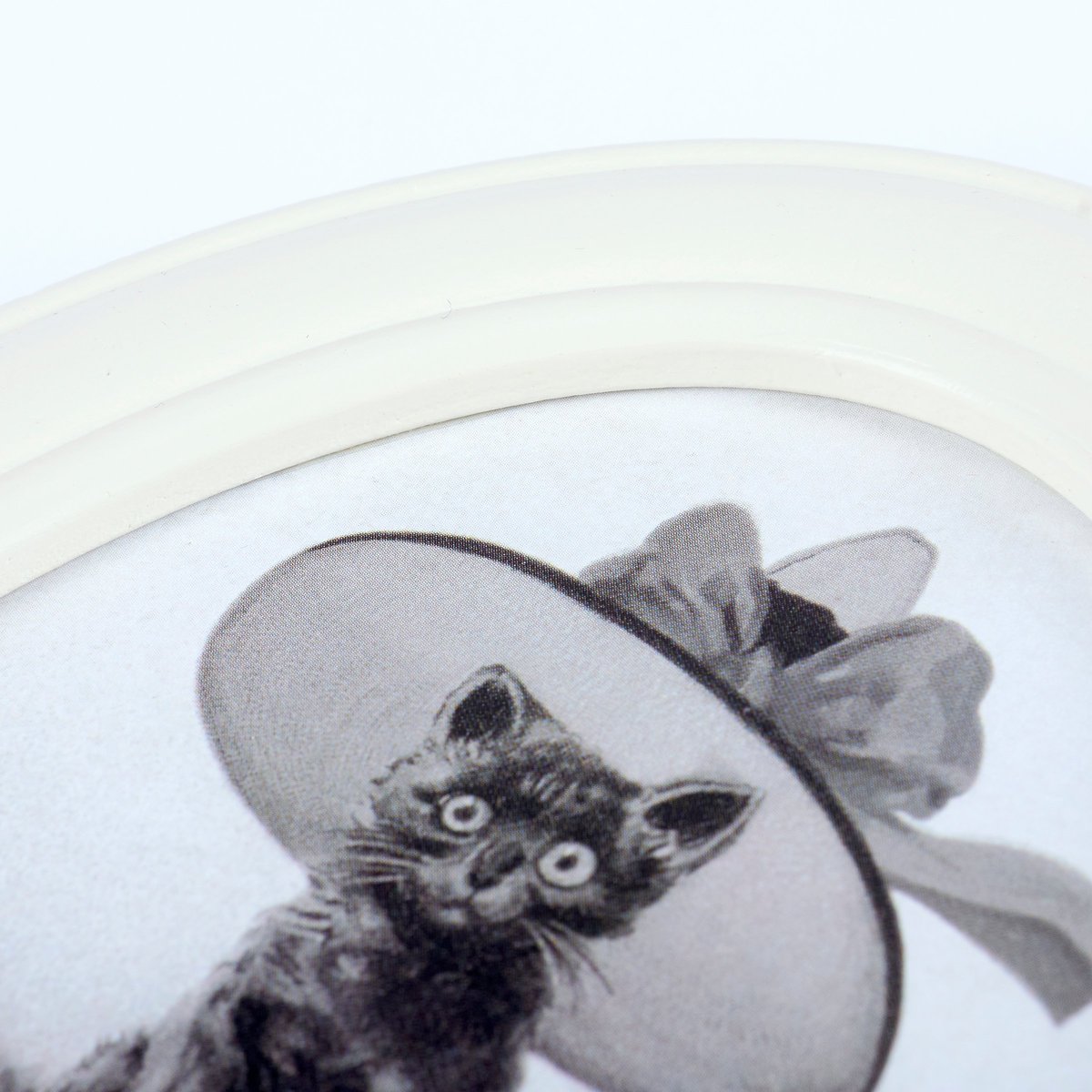 Spooky Neutral White Halloween Hanging Decor Set with Owl, Cat, Poem