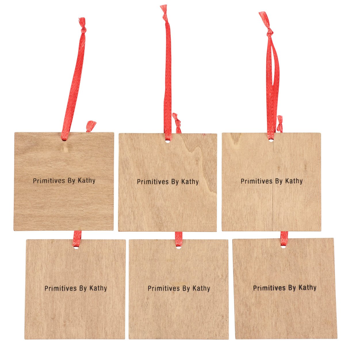 Charming Retro Snowmen Mini Wooden Ornaments Set - 6 Piece Glitter Christmas Decor