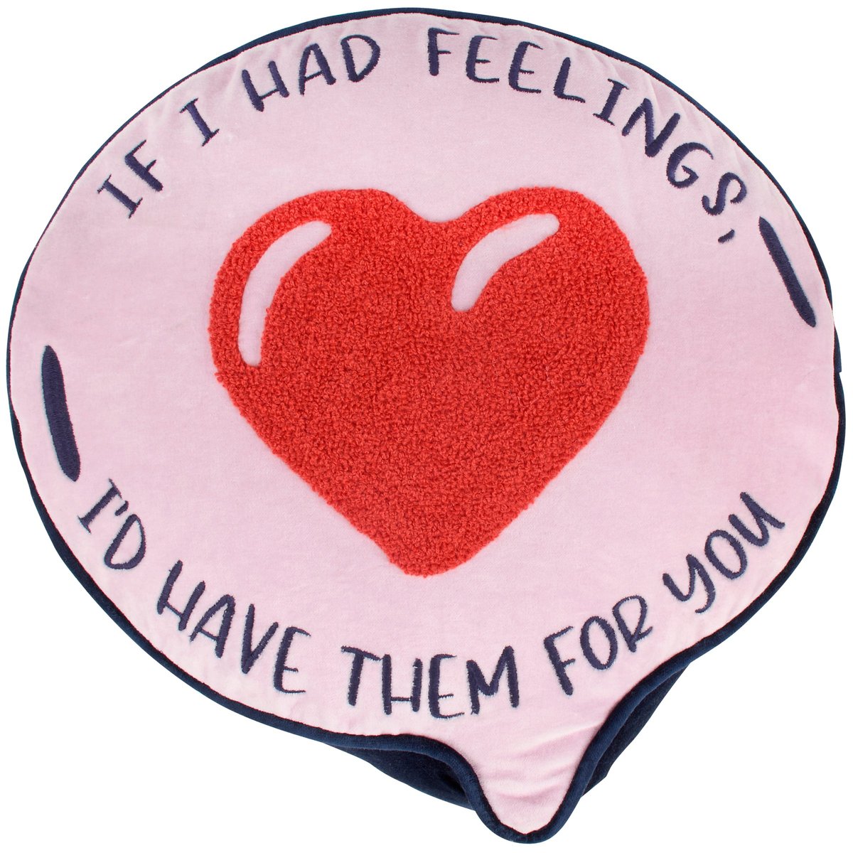 Playful Velvet Speech Bubble Pillow with Sassy Love Sentiments