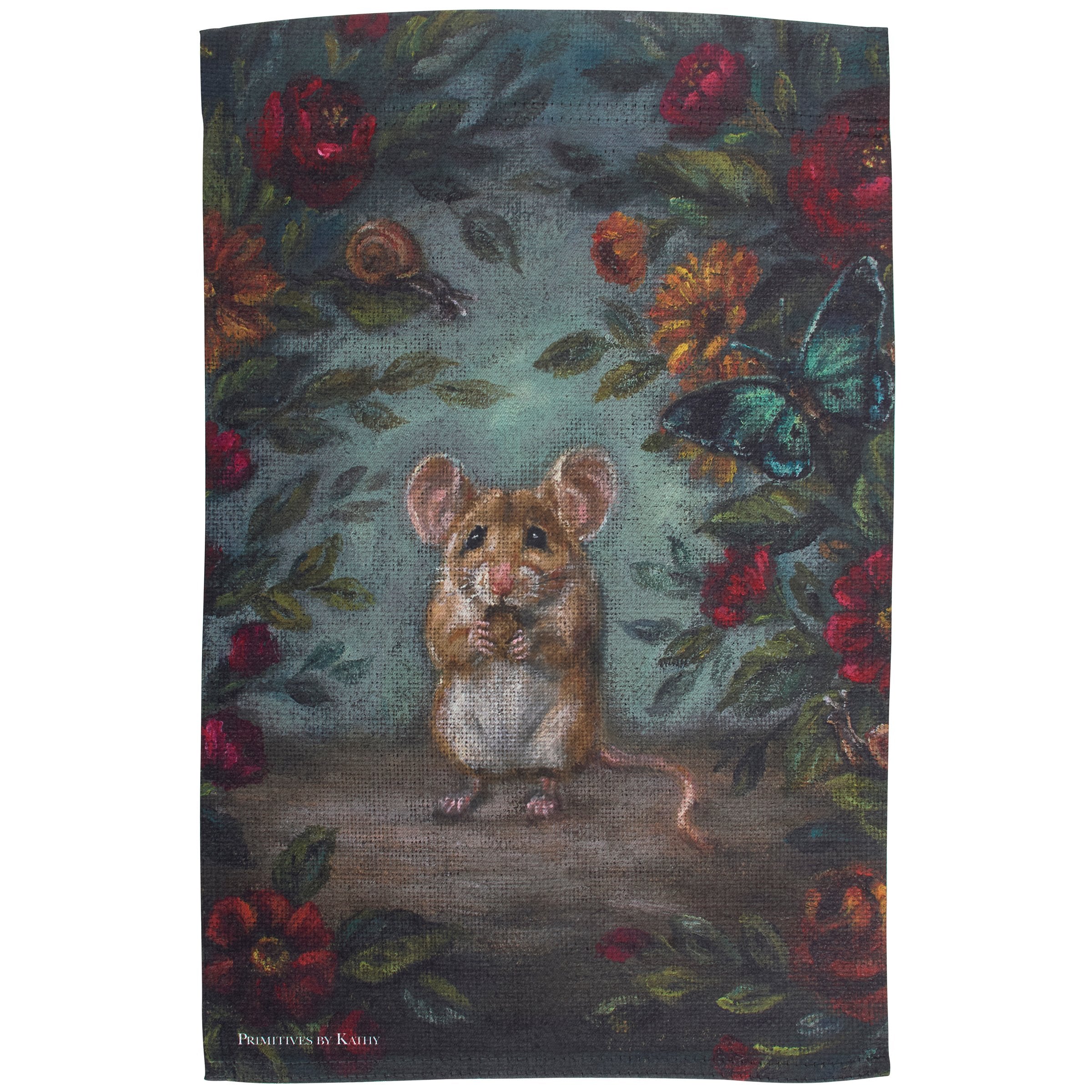 Charming Field Mouse Double-Sided Autumn Garden Flag for Outdoor Yard Decor