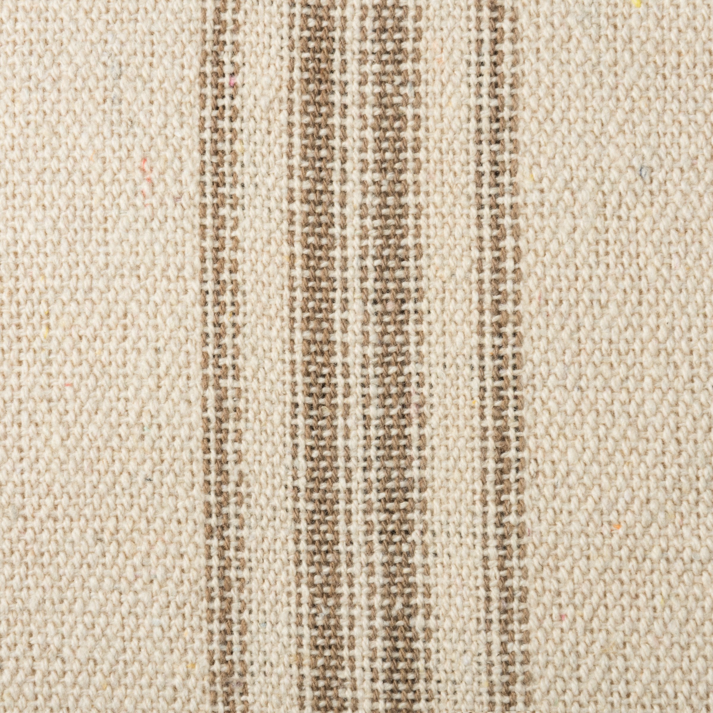 Vintage Tan Stripe Cream Cotton Fabric - 54 Inch Wide Primitive Collection Textile