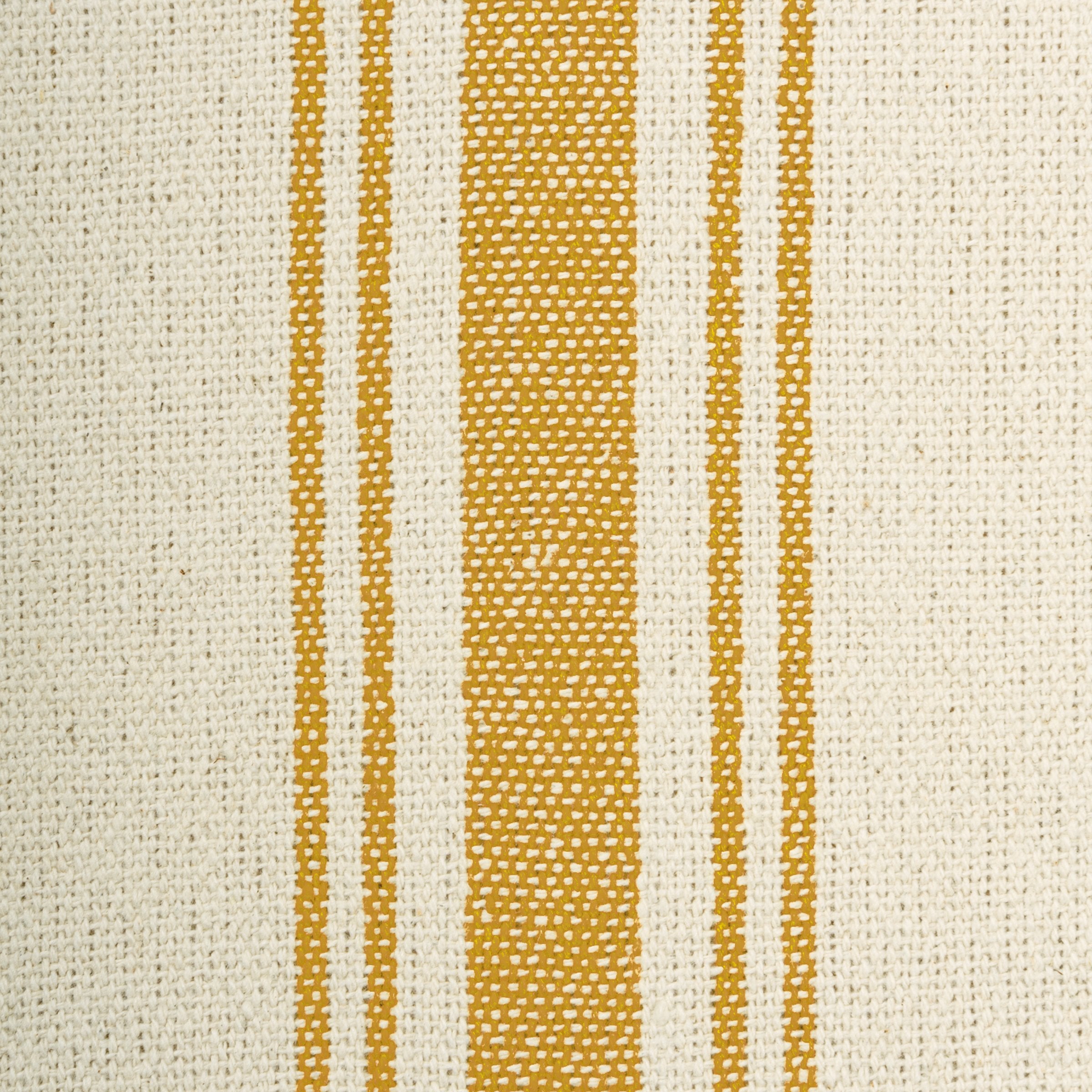 Vintage Cream Cotton Fabric with Elegant Gold Stripes - 54-inch Wide Yard