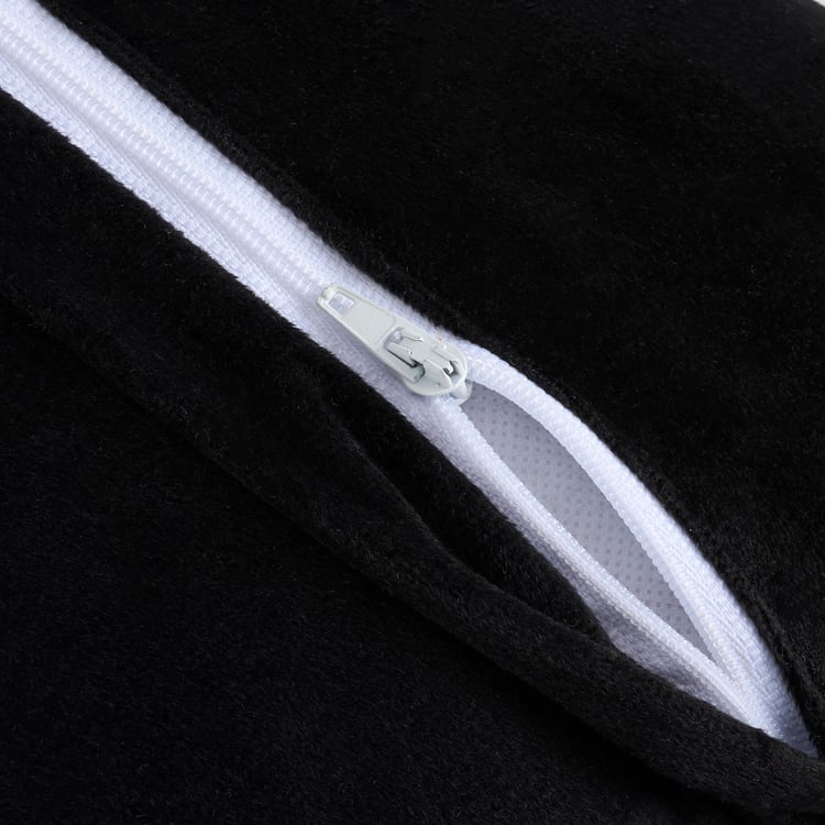 Moody Barn Owl Night Sky Decorative Pillow - Polyester Velvet Trim