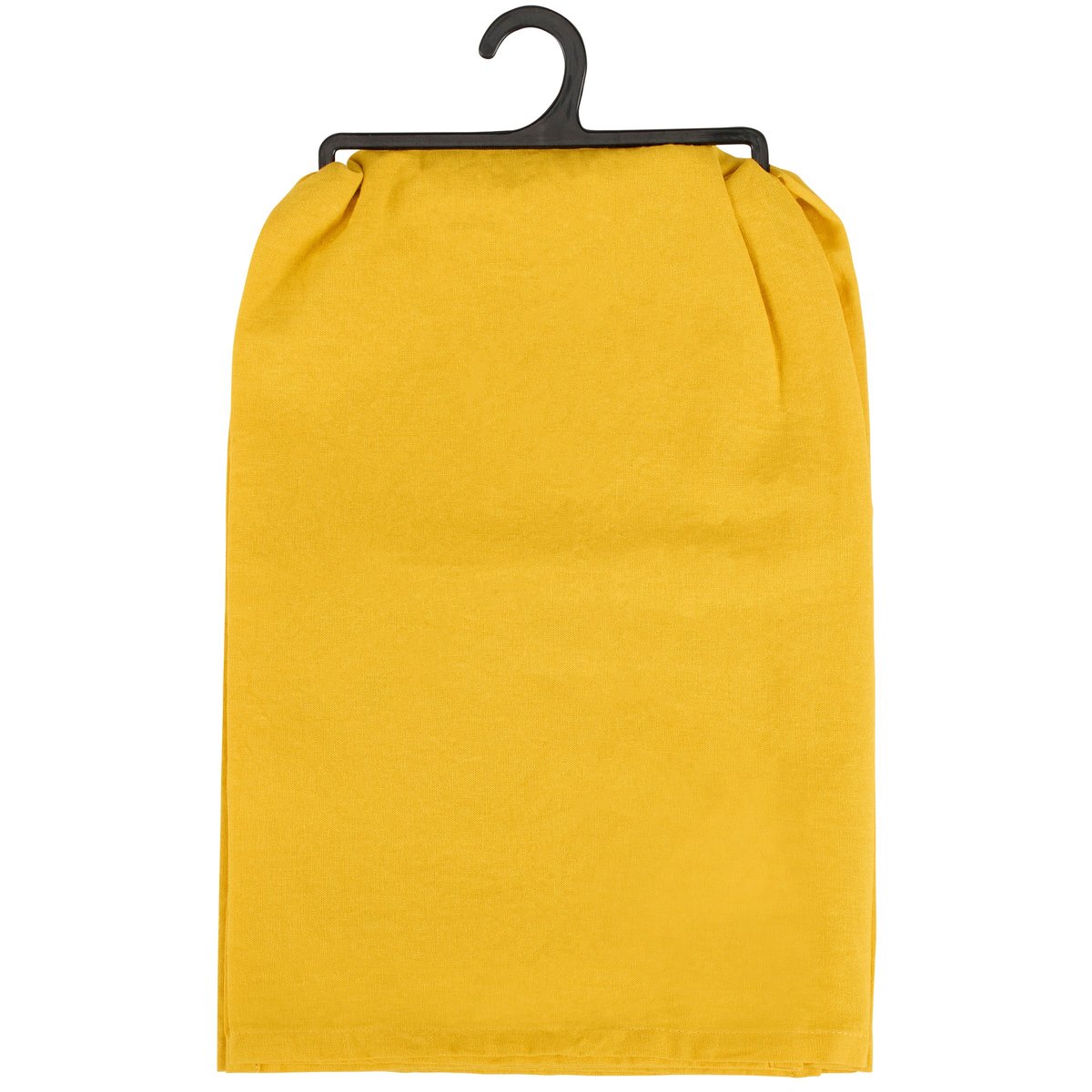 Whimsical Breakfast Crew Yellow Cotton Kitchen Towel - Fun Retro Design