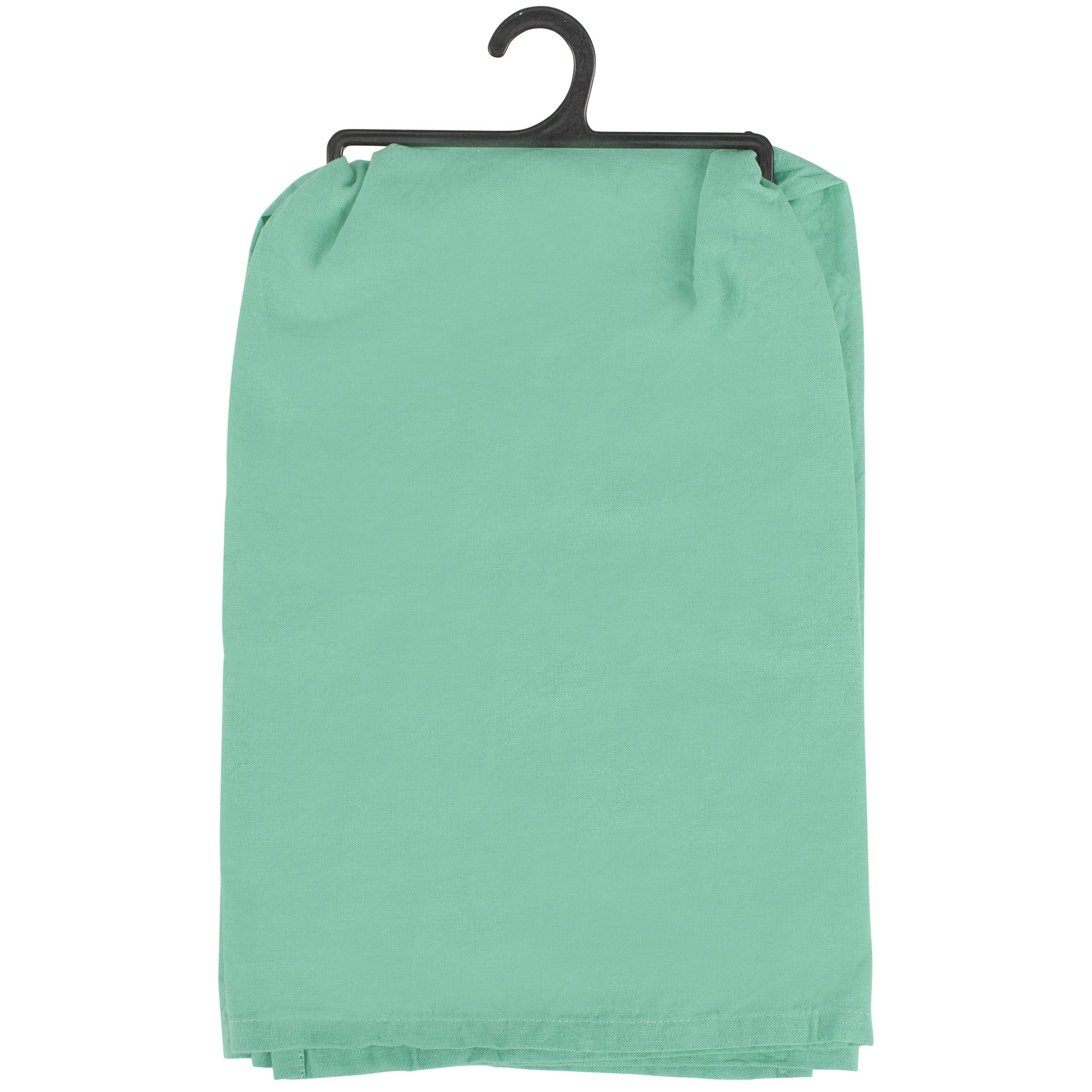 Delightful 'What A Sweet Day' Retro Dessert Cotton Kitchen Towel, Machine Washable