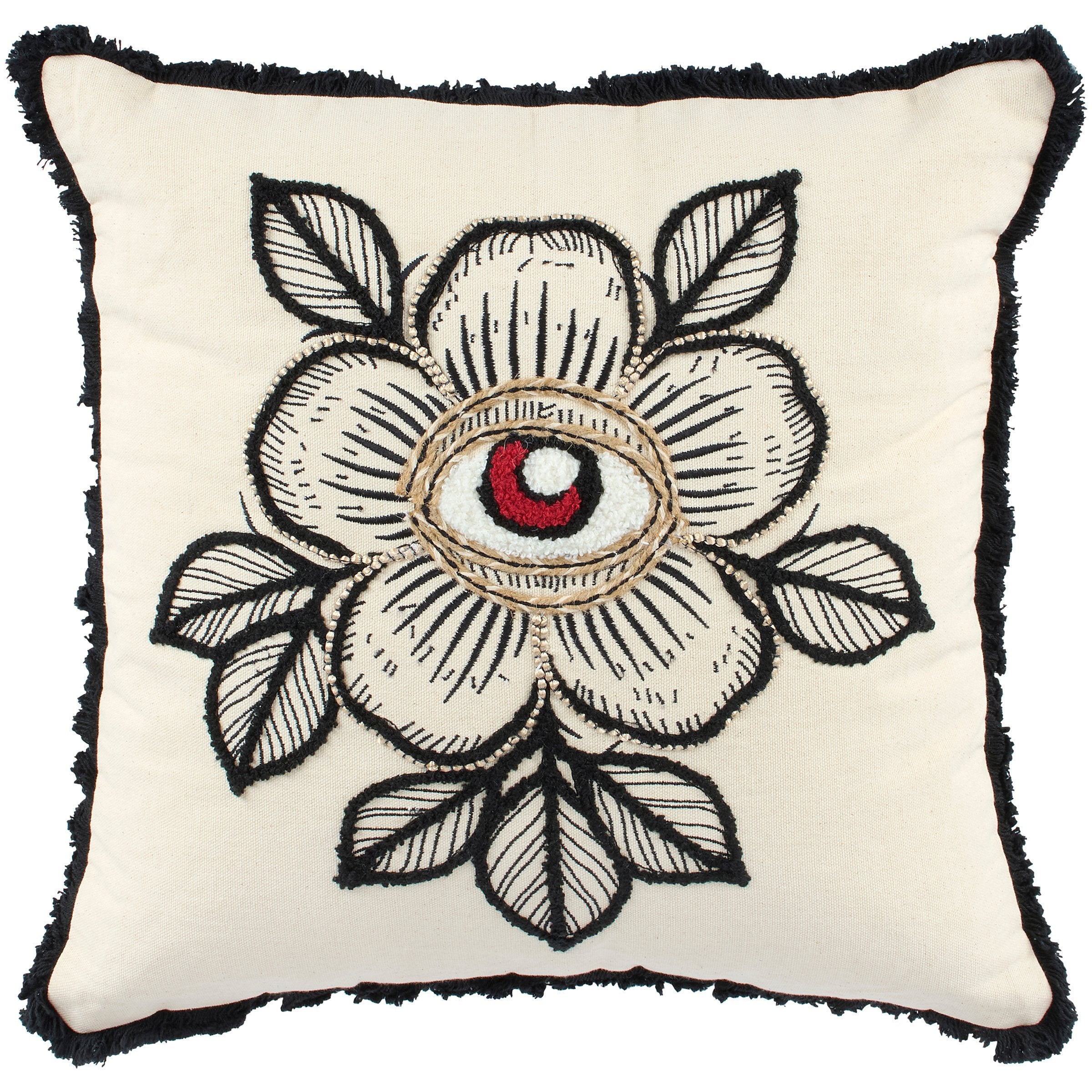 Mystical All-Seeing Eye Providence Pillow - Dark Academia Cotton Accent Decor