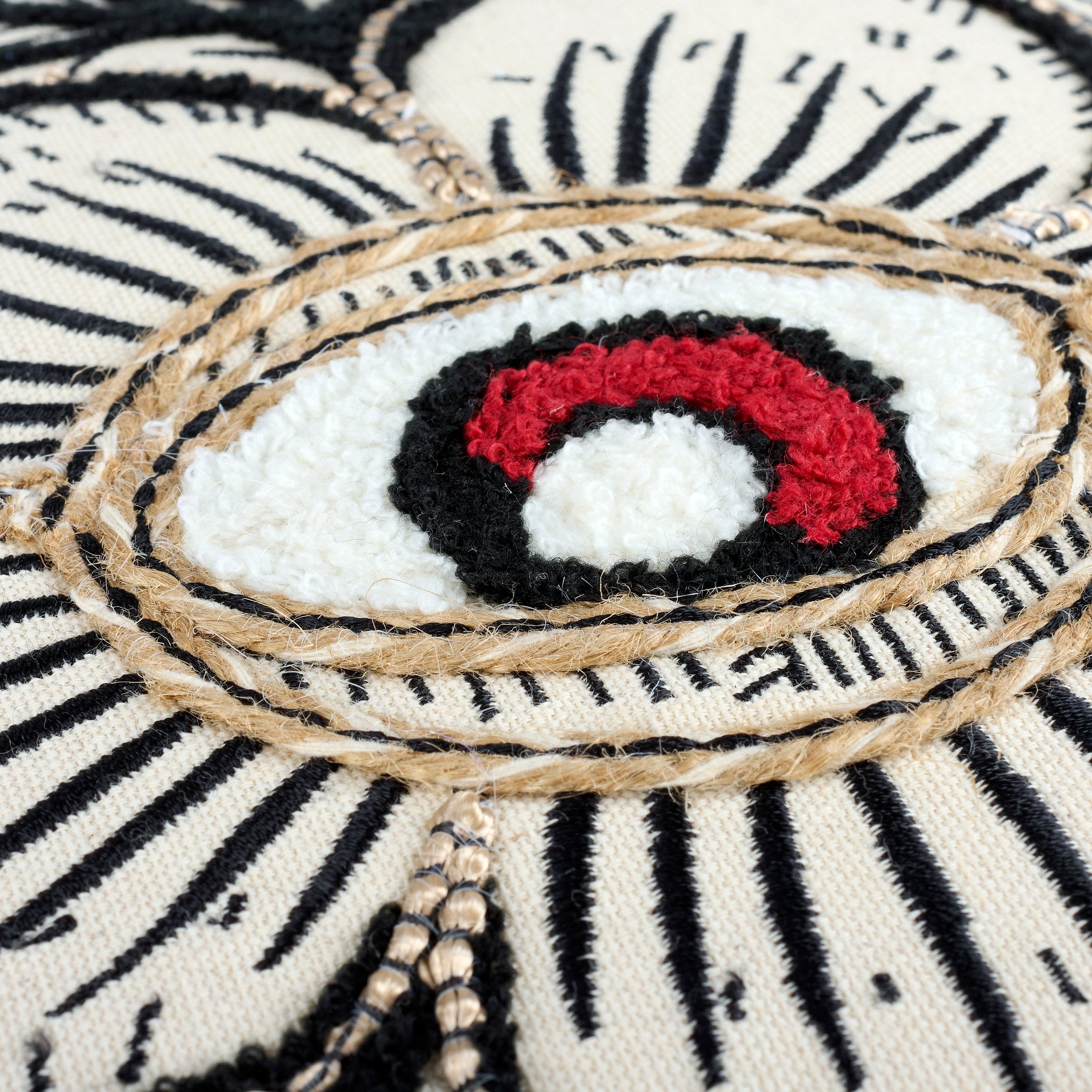 Mystical All-Seeing Eye Providence Pillow - Dark Academia Cotton Accent Decor