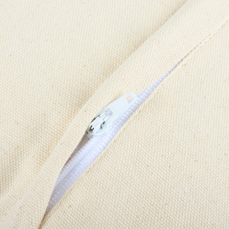 Spooky Boo Spider Decorative Halloween Pillow - Embroidered Cotton Accent Cushion