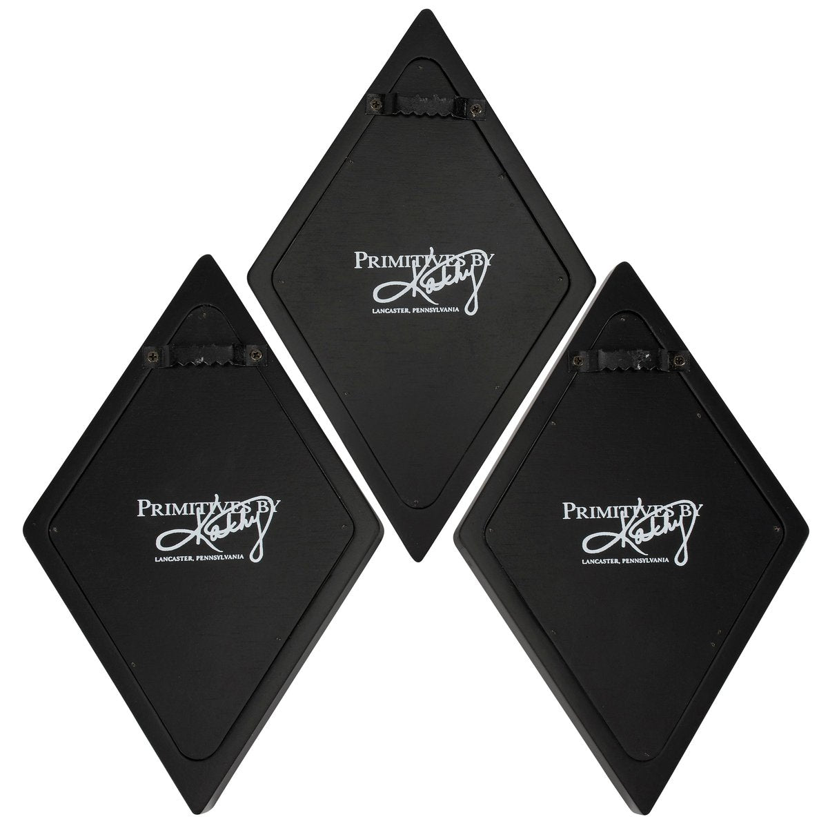 Mystical Nature-Inspired Diamond Wood Frame Hanging Decor Set - Ink Art