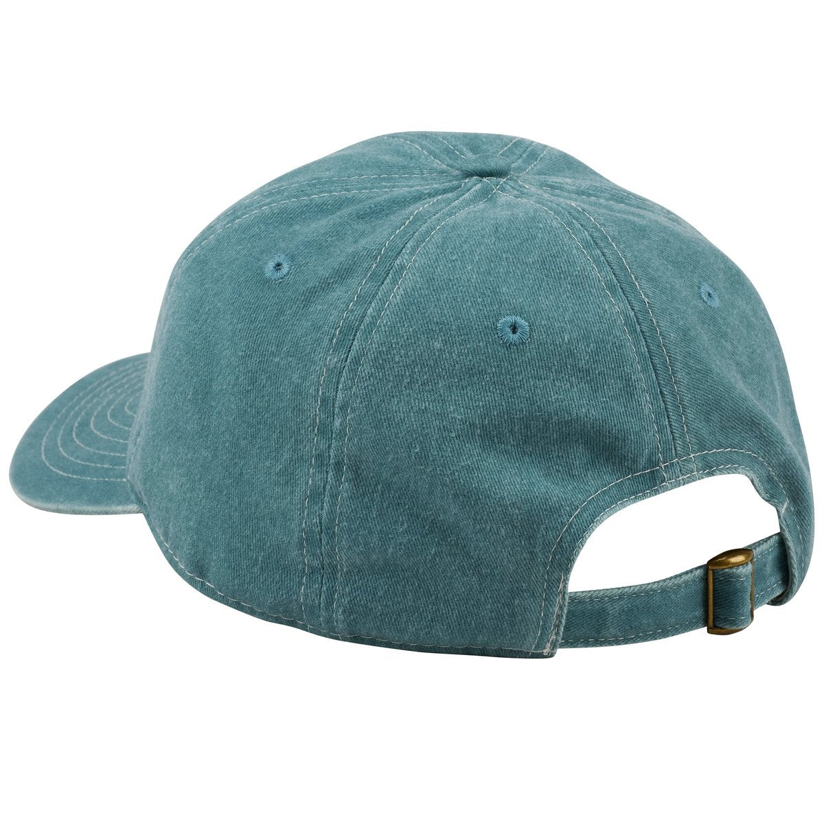 Charming Stonewashed Cotton Baseball Cap with Embroidered Sweet Strawberries and Flowers