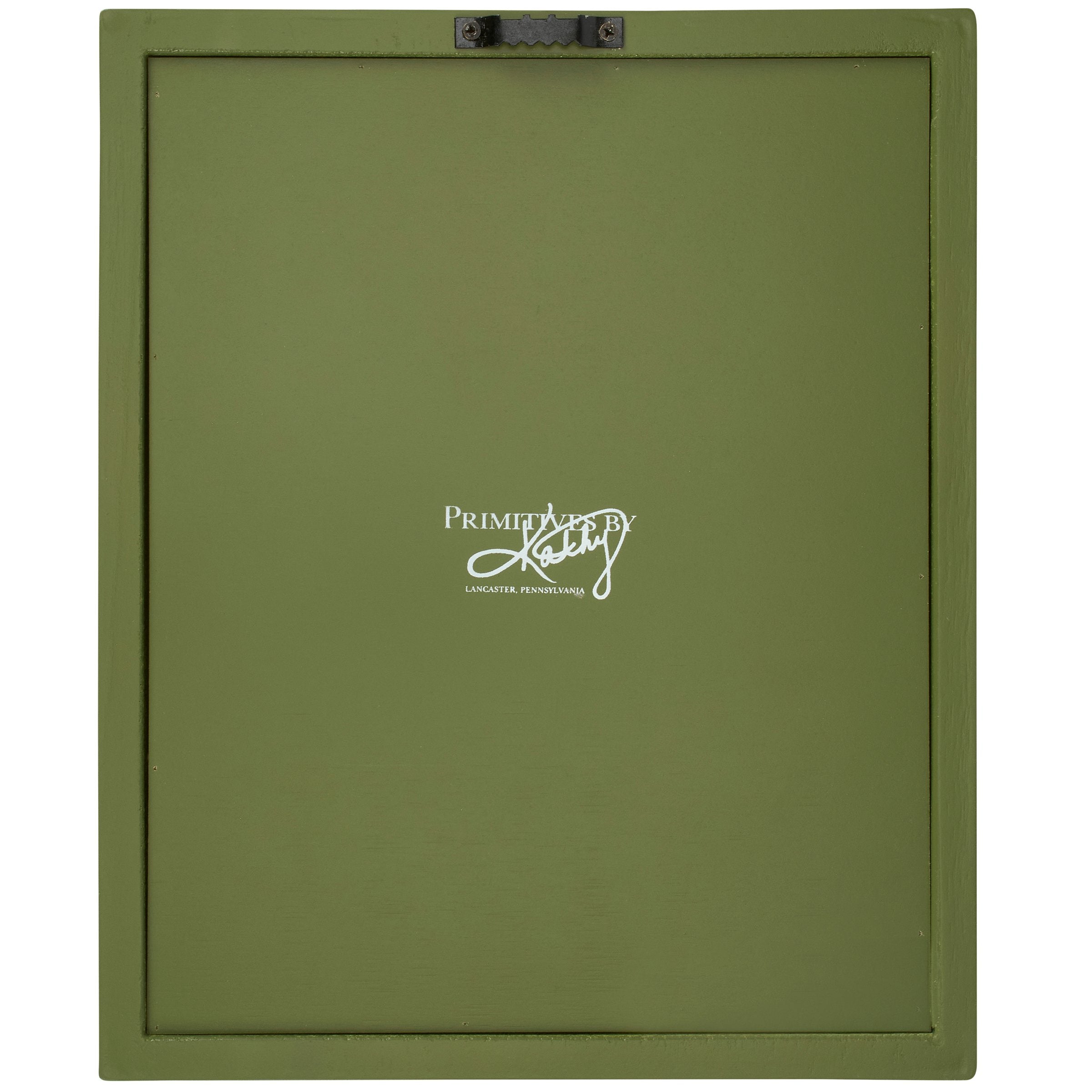 Inspirational Irish Blessing Framed Wall Art with Shamrocks & Beaded Green Frame