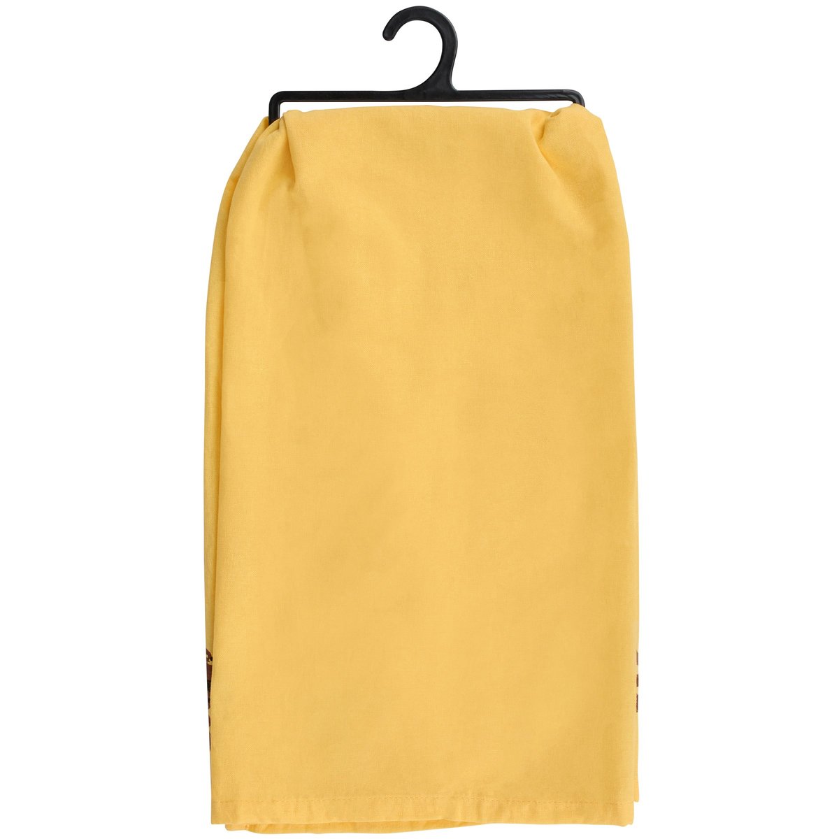 Humorous Garden Vegetables Kitchen Towel: Sassy Cotton Sentiment, Machine Washable