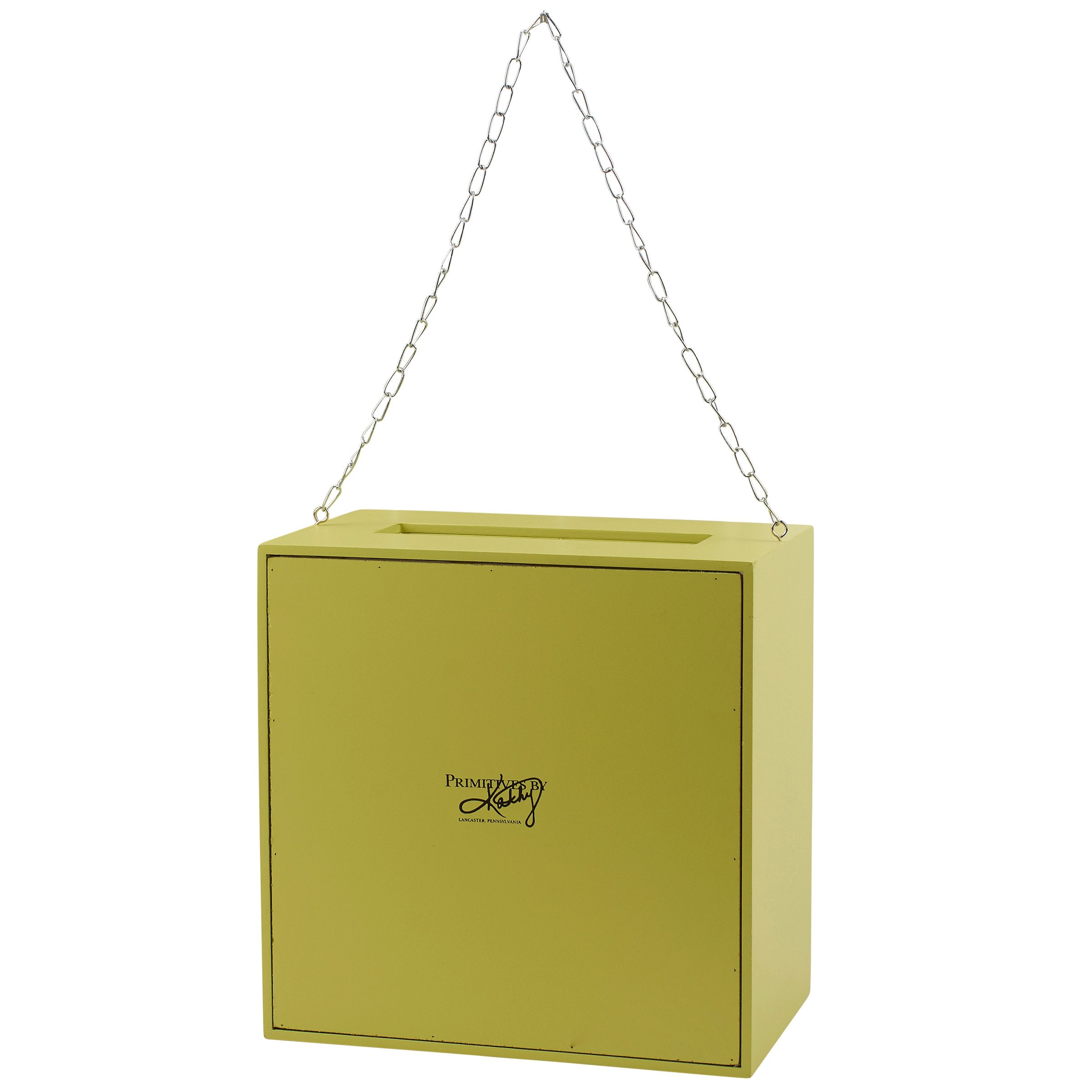 Bee Happy 'Let's Get Buzzed' Decorative Wine Cork Holder Box with Glass Window