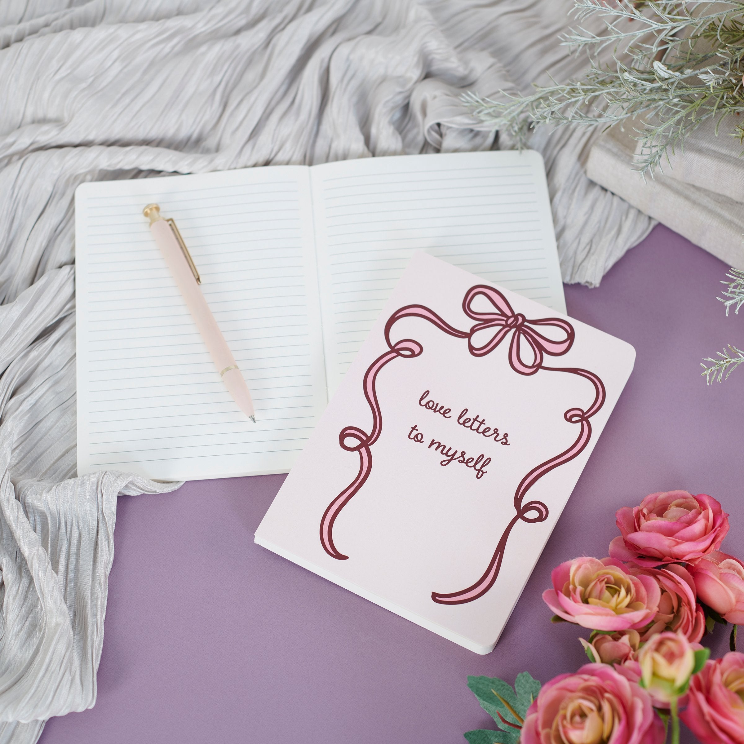 Charming 'Love Letters To Myself' Journal - 160 Lined Pages for Self-Reflection