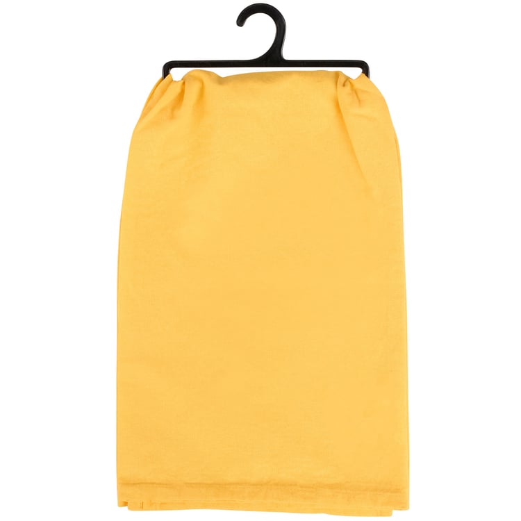 Charming 'I Was An Easter Egg' Cotton Kitchen Towel for Whimsical Easter Decor