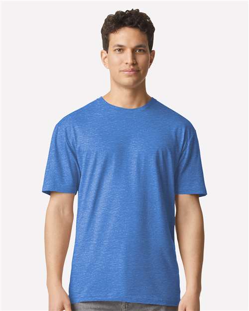 Gildan Unisex Light Cotton T-Shirt 3000 - Heather Royal
