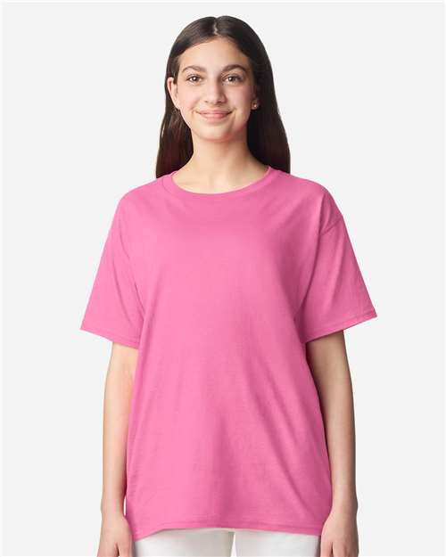 Gildan Youth Light Cotton T-Shirt 3000B - Azalea