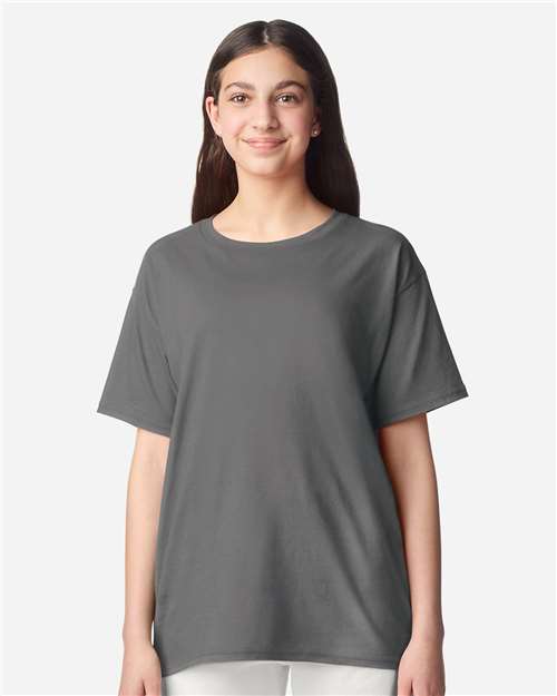 Gildan Youth Light Cotton T-Shirt 3000B - Charcoal