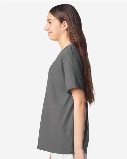 Gildan Youth Light Cotton T-Shirt 3000B - Charcoal