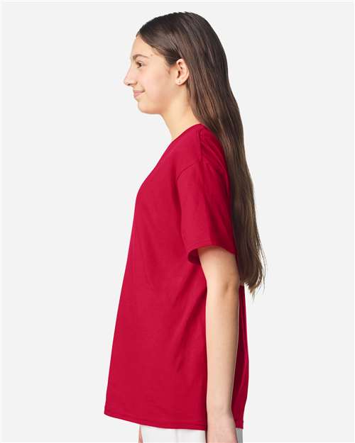 Gildan Youth Light Cotton T-Shirt 3000B - Cherry Red