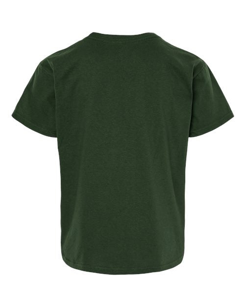 Gildan Youth Light Cotton T-Shirt 3000B - Forest Green