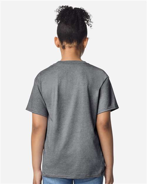 Gildan Youth Light Cotton T-Shirt 3000B - Graphite Heather