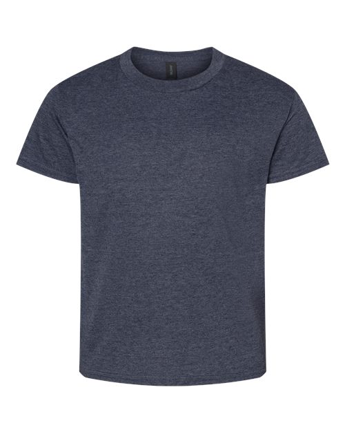 Gildan Youth Light Cotton T-Shirt 3000B - Heather Navy