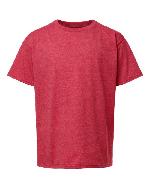 Gildan Youth Light Cotton T-Shirt 3000B - Heather Red