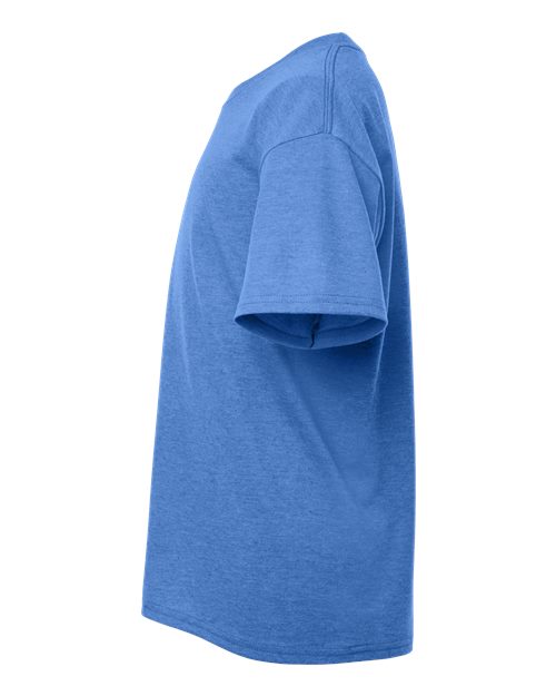 Gildan Youth Light Cotton T-Shirt 3000B - Heather Royal